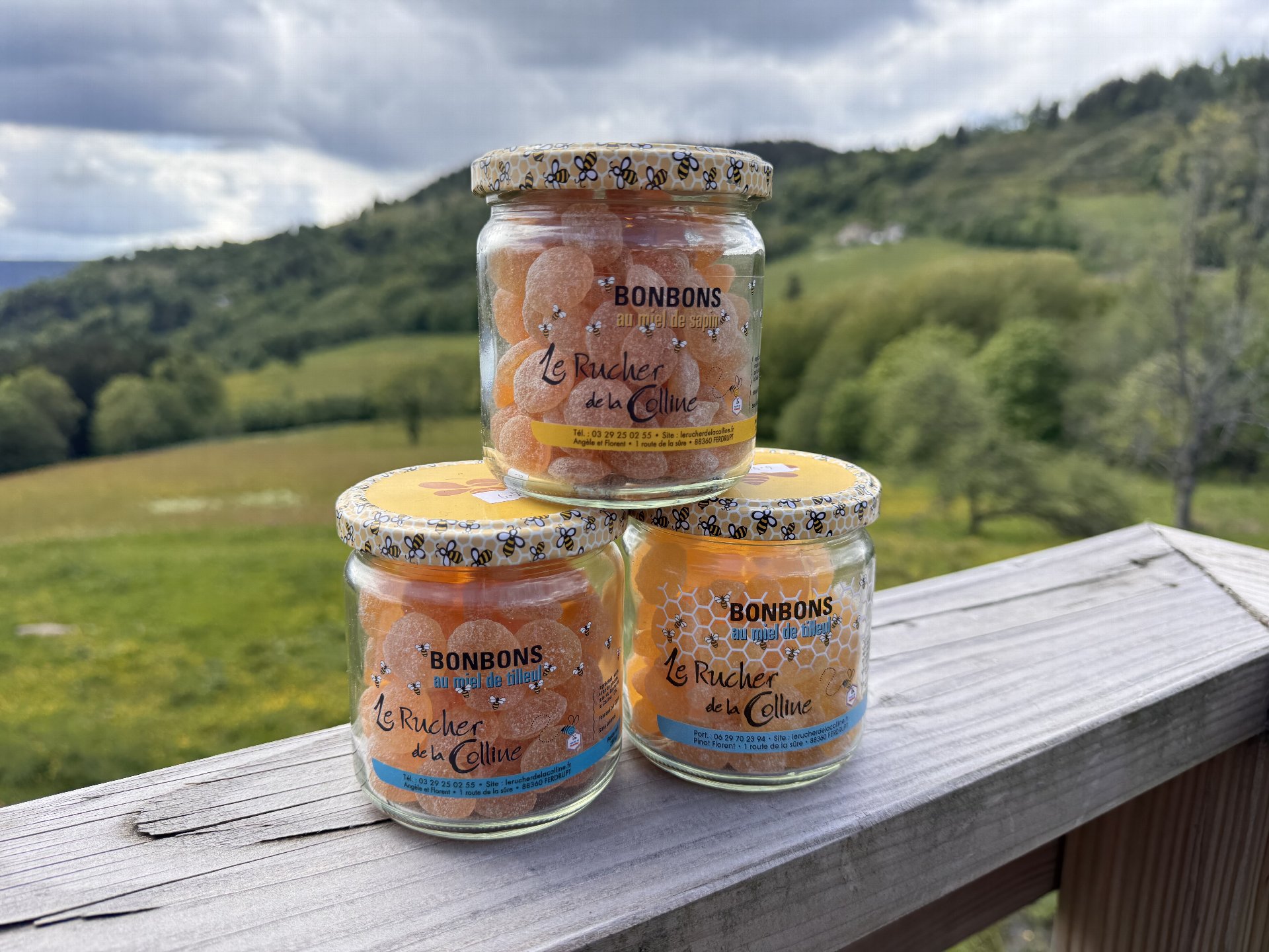 Bonbons au miel de sapin ou de tilleul